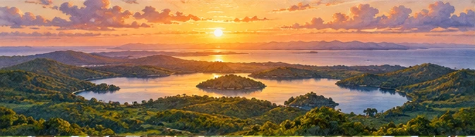 Coucher de soleil au Mont Passot