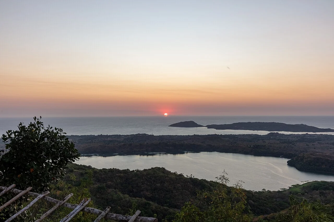 Coucher de soleil depuis le Mont Passot